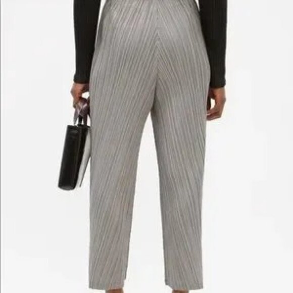 New PLEATS PLEASE ISSEY MIYAKE Technical-pleated wide-leg trousers size 3 - Picture 6 of 6